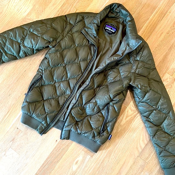 Patagonia Jackets & Coats Patagonia Army Green Bomber Poshmark